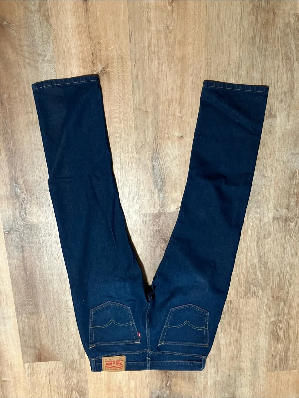 Levi's Men's Dark Blue Straight-Leg Jeans